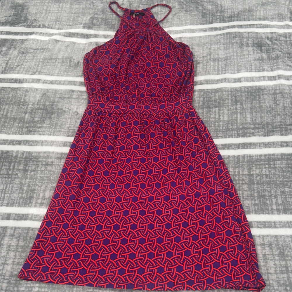 Tart Collections Halter Mini Dress - Red and Purple
